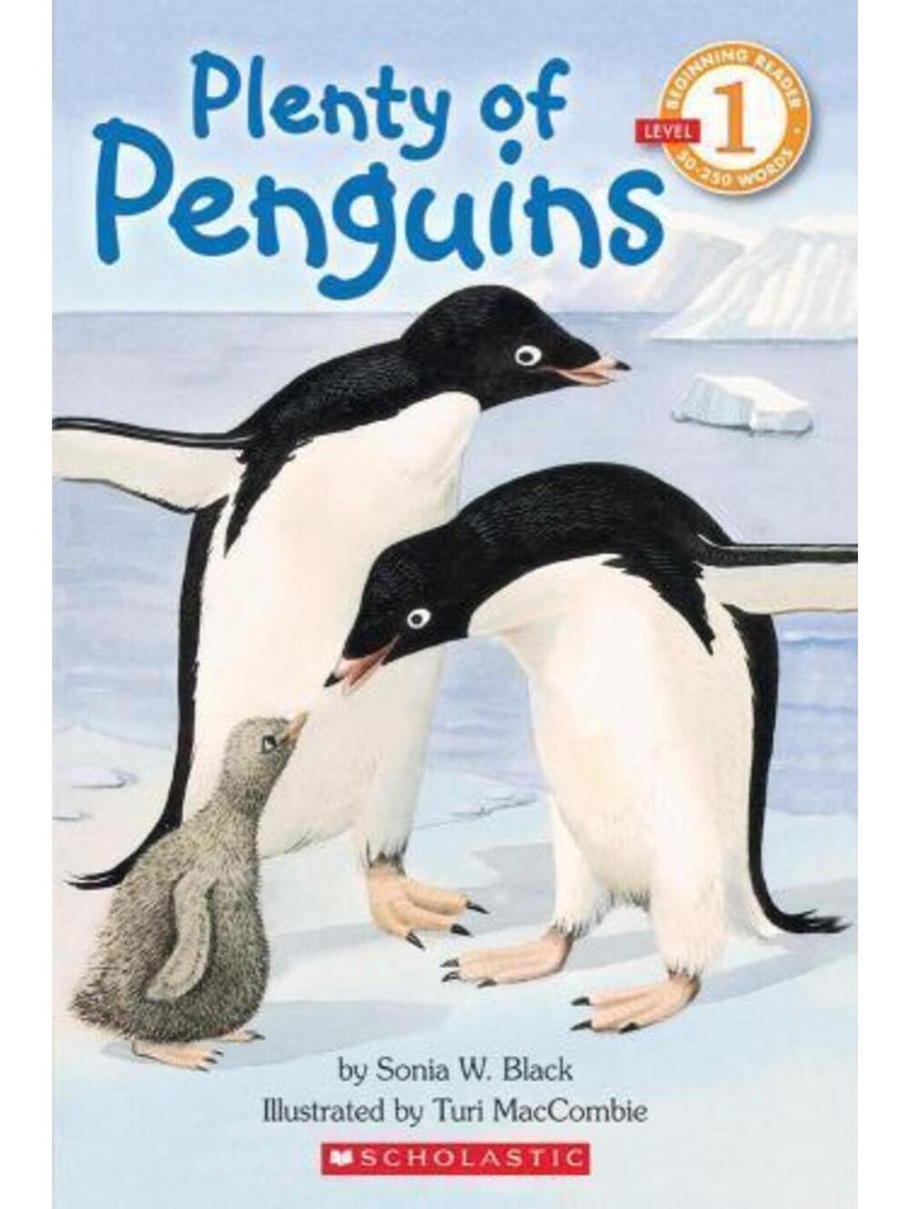 Plenty of Penguins by Sonia W. Black Scholastic Reader RL 1.4 Paperback Book